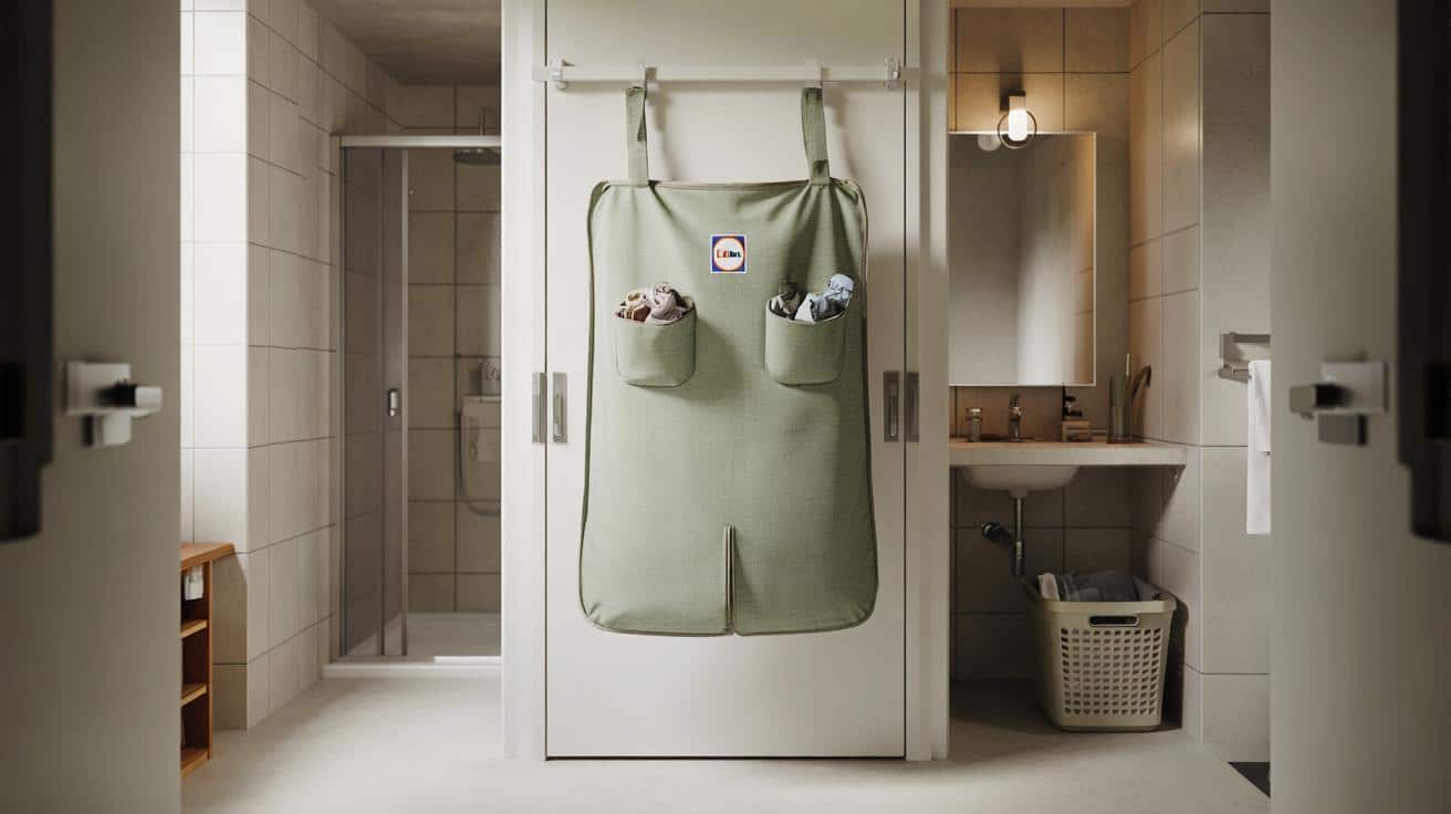Koniec z koszem na pranie na środku łazienki. Prosty gadżet z Lidla ratuje małe metraże