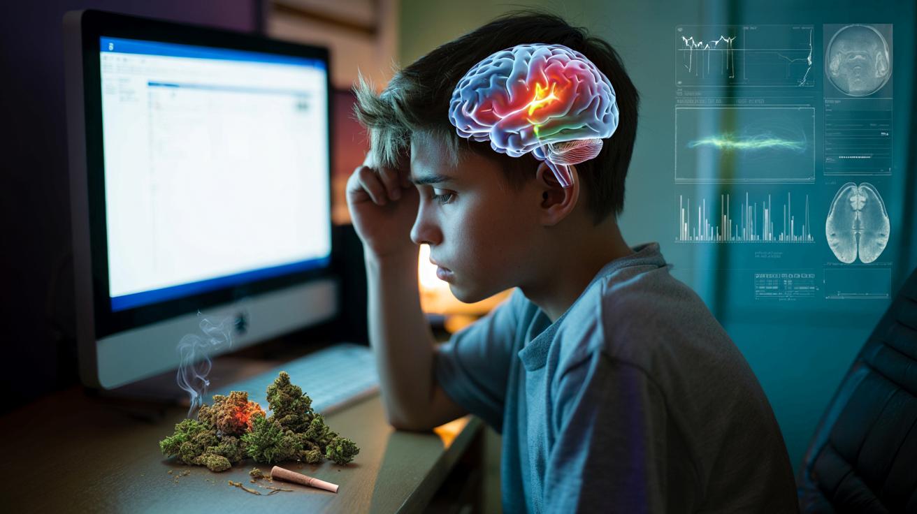 Konopie a mózg nastolatka: co naprawdę pokazuje 463 tys. historii chorób