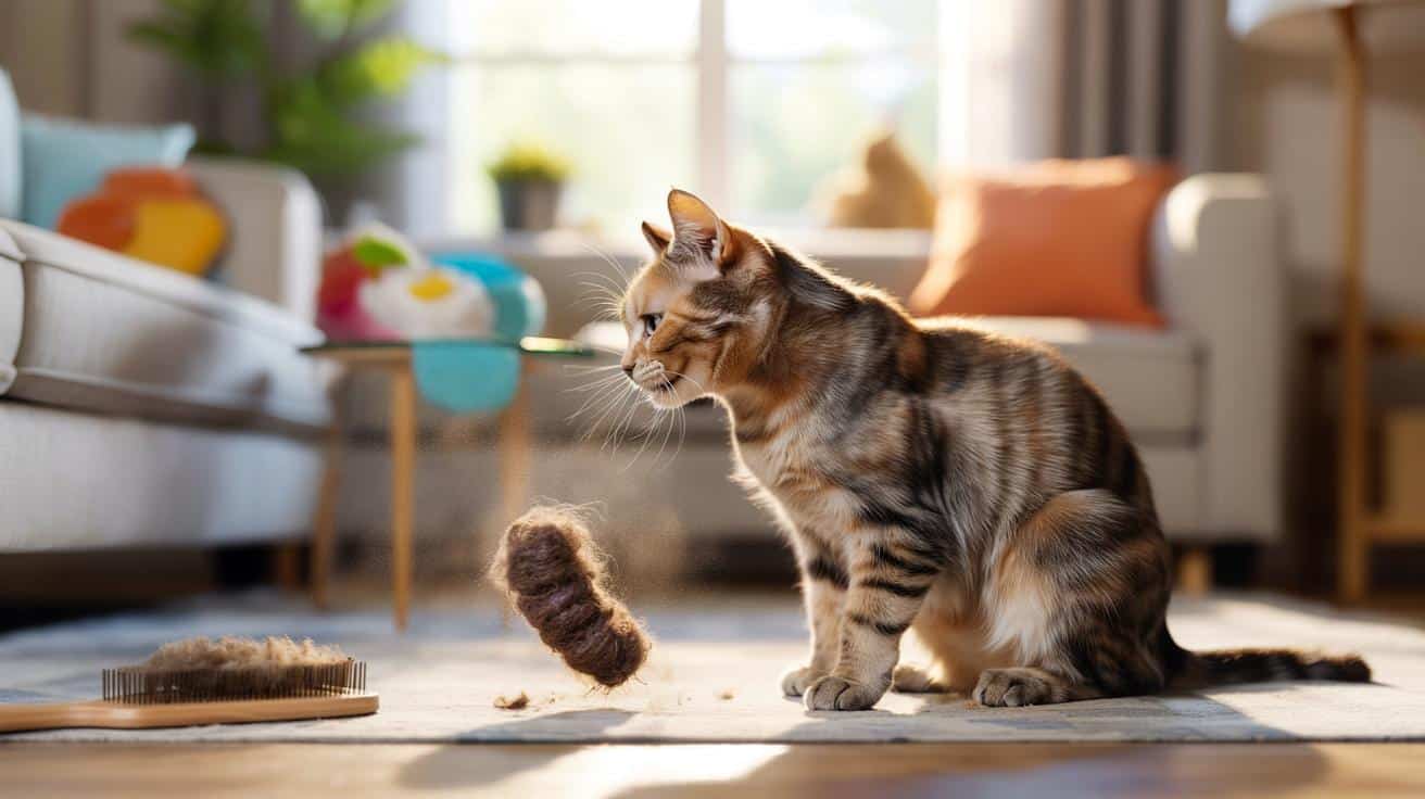 Dlaczego kot wypluwa zbite „kłaczki”? Co mówi o tym jego brzuch