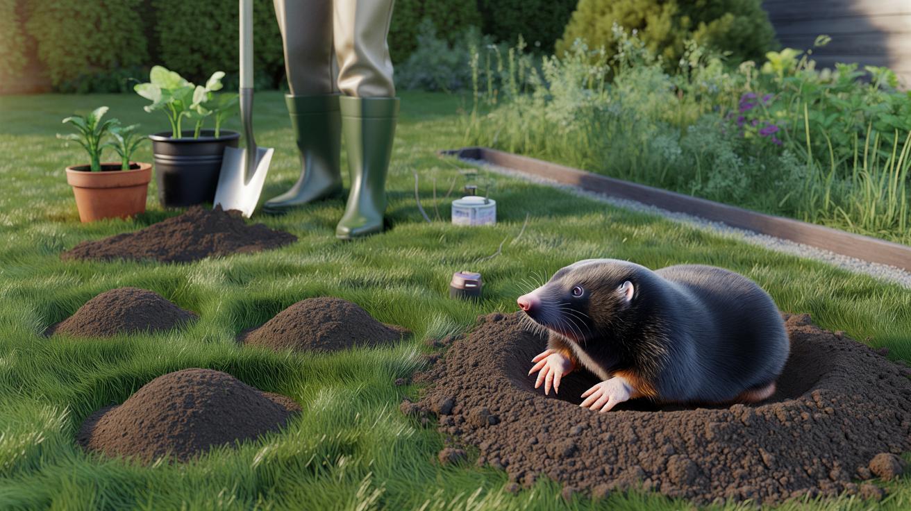 Krety na trawniku: błąd, który psuje ogród i zabiera naturalnego sprzymierzeńca