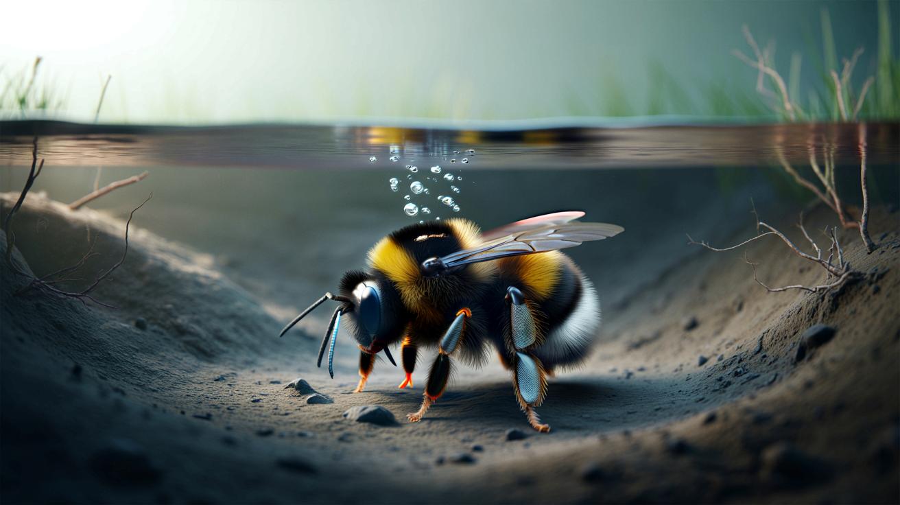 Królowe trzmieli mają zaskakującą moc: tydzień przeżyją pod wodą