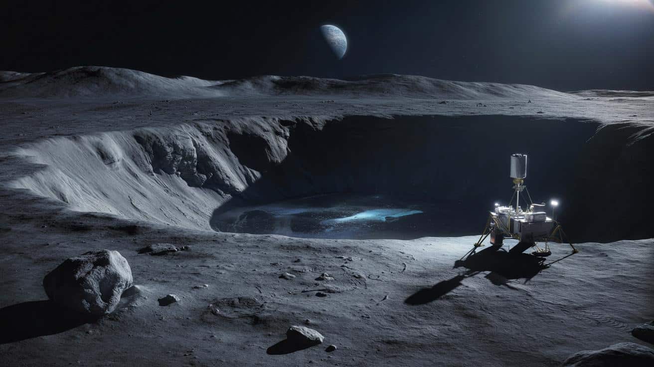 Księżycowe lodowe eldorado pod znakiem zapytania. Nowe dane studzą entuzjazm