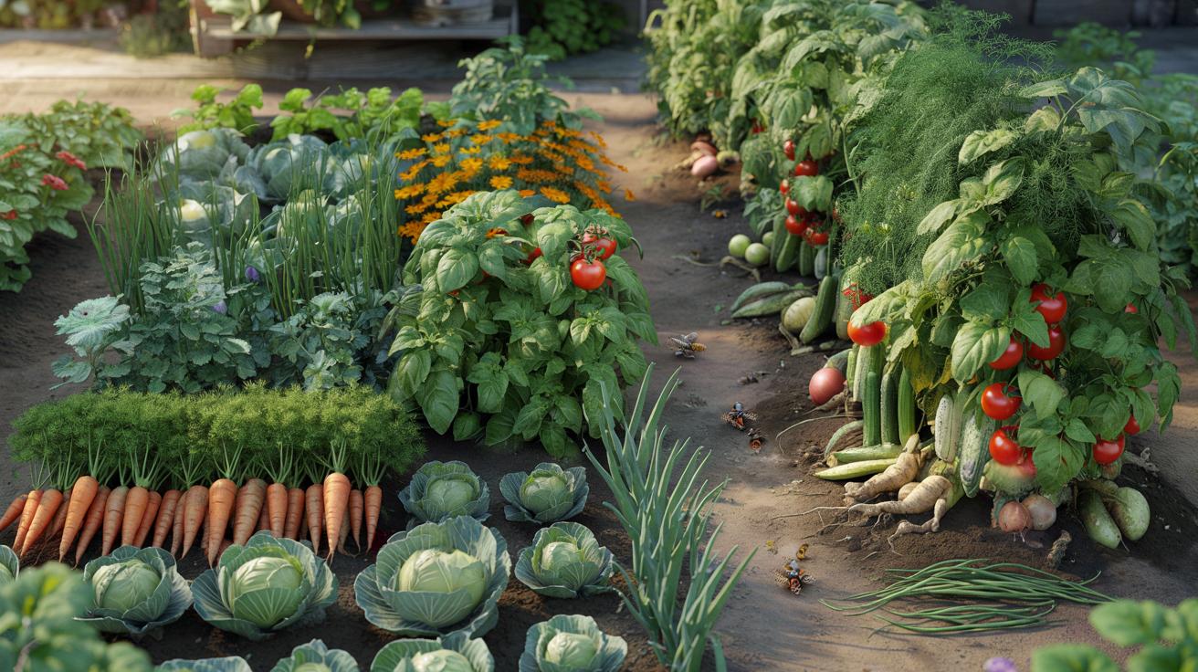 Które warzywa można sadzić obok siebie, a które się wzajemnie wykańczają