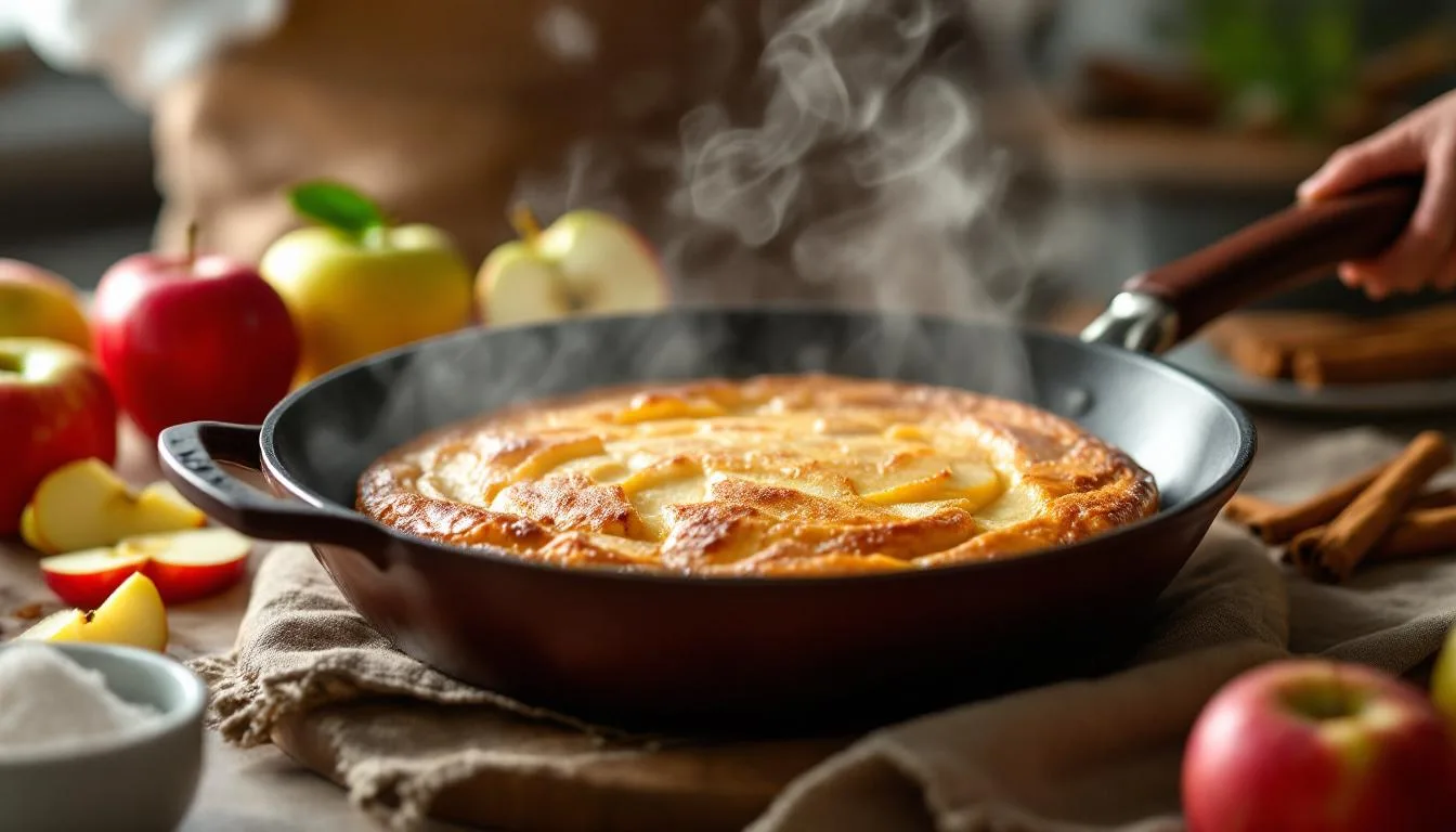 Kucharz ujawnia, jak zrobić ciasto jabłkowe na patelni w 20 minut