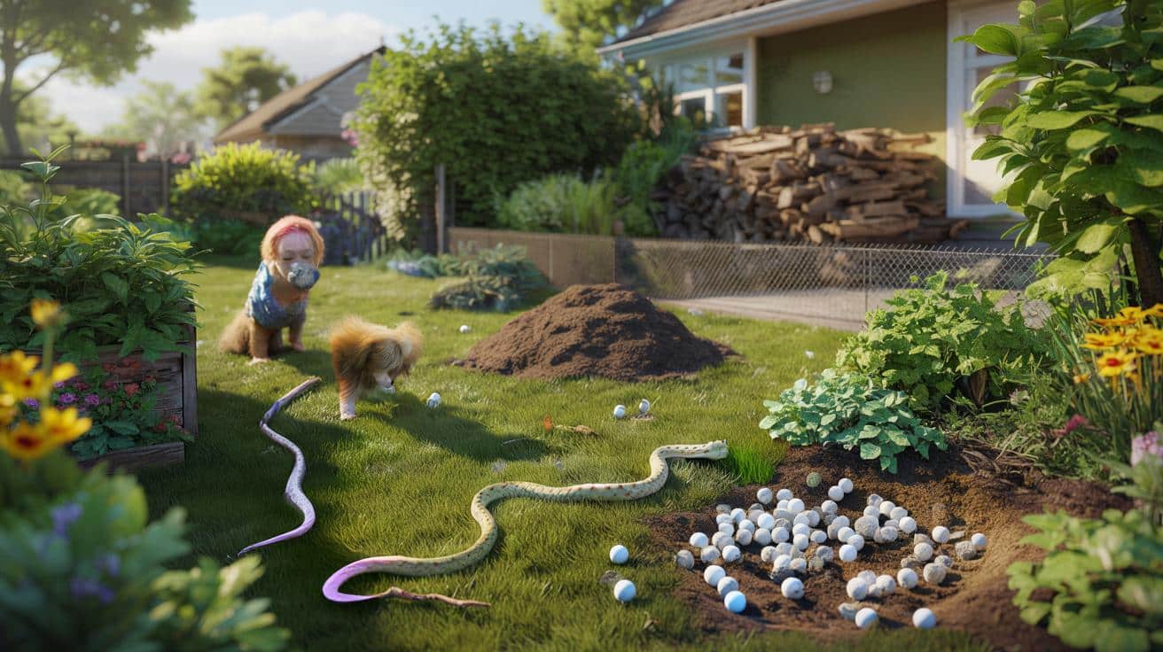 Kulki na mole a węże w ogrodzie: czy to naprawdę działa?