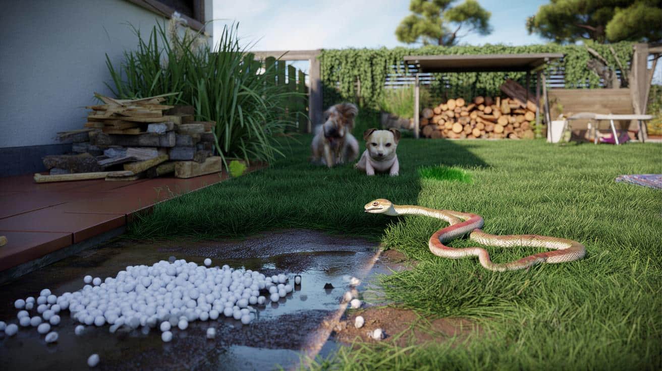 Kulki na mole a węże w ogrodzie: mit czy realna ochrona?