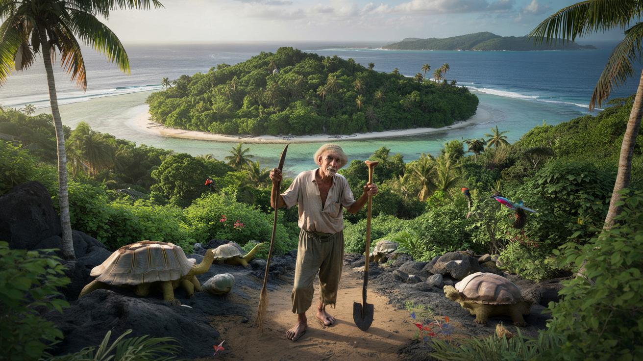 Kupił za grosze bezludną wyspę na Seszelach. Zamienił ją w najmniejszy park narodowy na Ziemi