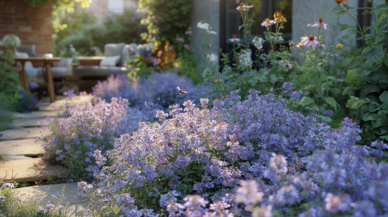 Kwiatowy dywan do końca lata: różowo‑niebieska bylina dla leniwych