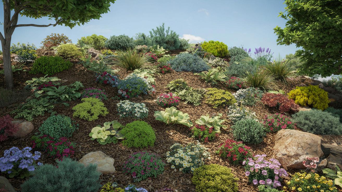 Kwitnący i stabilny skarp za grosze: rośliny do 20 zł za m²