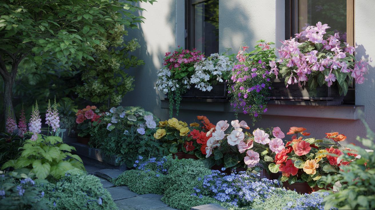 7 kwitnących hitów na ciemny balkon i zacieniony ogród przez całe lato