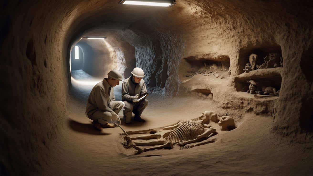 Podziemny labirynt z czasów rycerzy odkryty w sercu grobowca sprzed 6 tysięcy lat