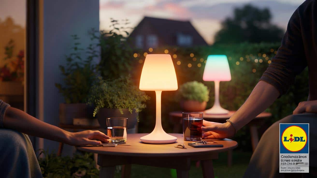 Nowa lampka ogrodowa z Lidla bez kabla za grosze. Idealna na ciepłe wieczory