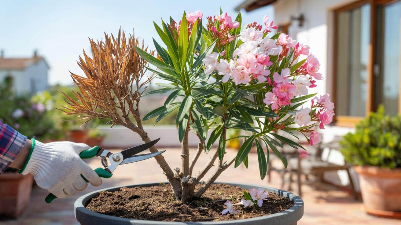 Laur oleandra po zimie: prosty plan na powrót do życia i morze kwiatów