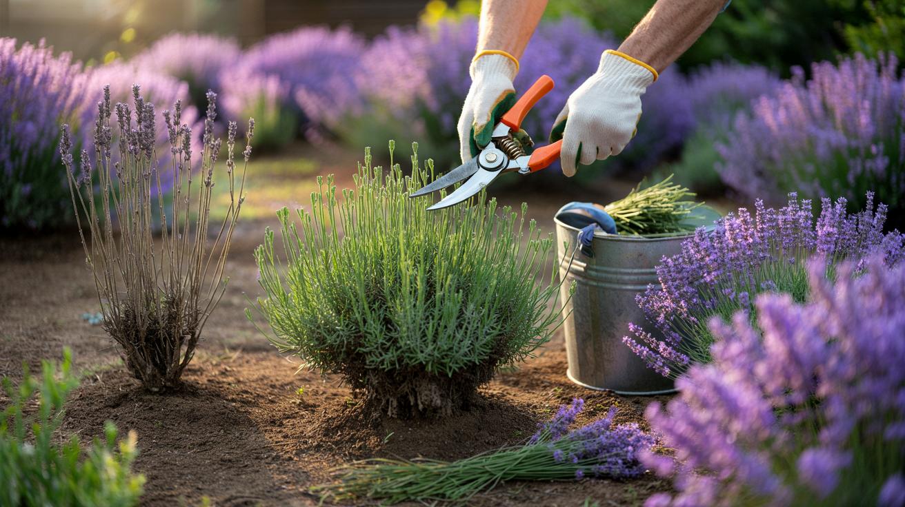 Lawenda bez zdrewniałych krzaków: jeden marcowy trik na morze kwiatów