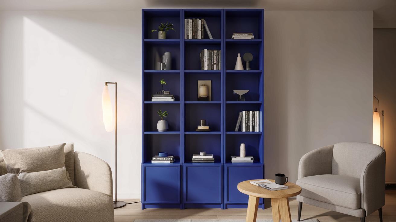 Legenda IKEA wraca w nowym wydaniu: regał BILLY w kobalcie podbija wnętrza