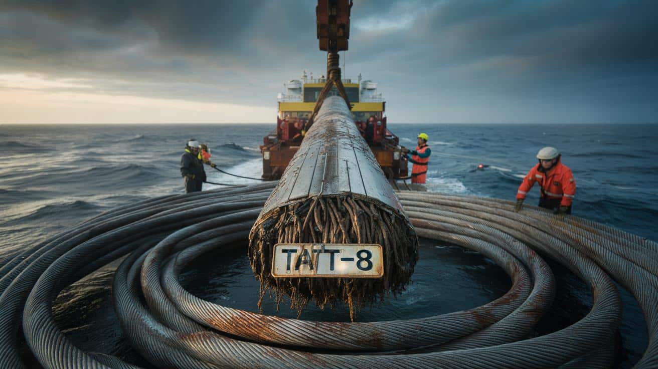 Legendarny kabel internetu wyciągnięty z Atlantyku. Co dalej z TAT‑8?