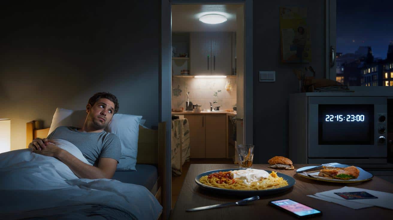 Lekarze ostrzegają, że zbyt późne kolacje mogą wpływać na jakość snu