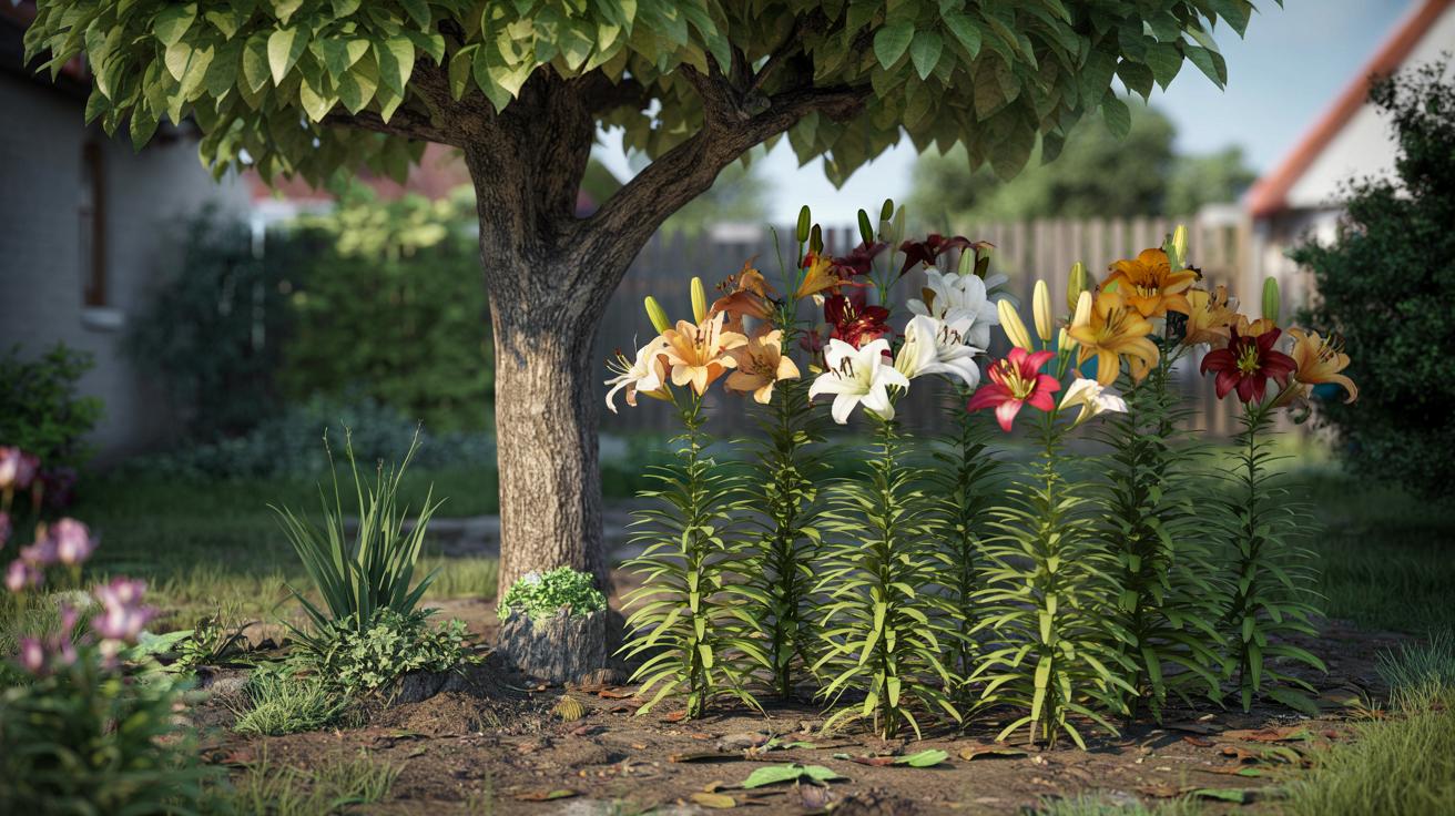 Czy lilie azjatyckie da się sadzić pod orzechem włoskim?