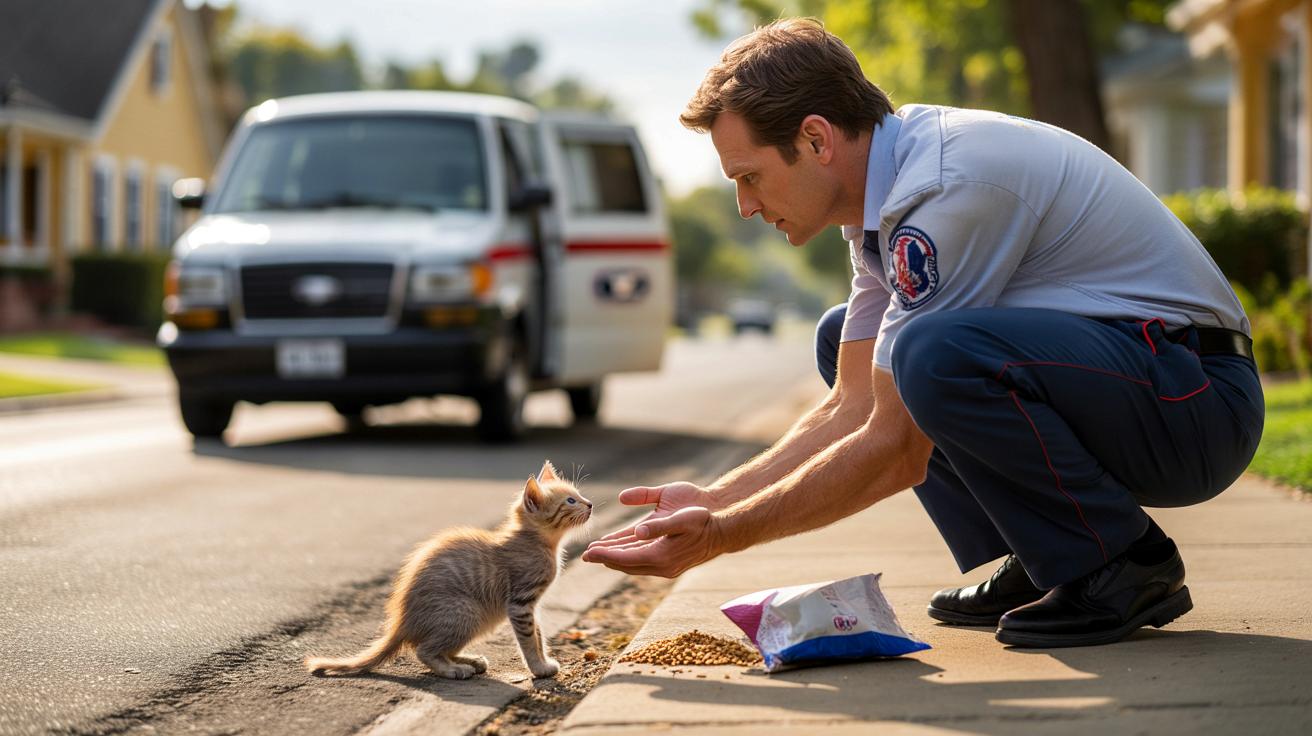 Listonosz zauważył maleńką kulkę na chodniku. Od tej chwili jego życie całkiem się zmieniło