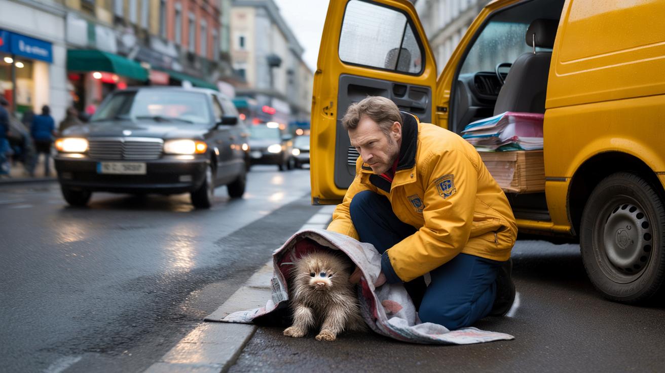 Listonosz zobaczył na chodniku małą kulkę futra. Od tego dnia jego życie całkiem się zmieniło