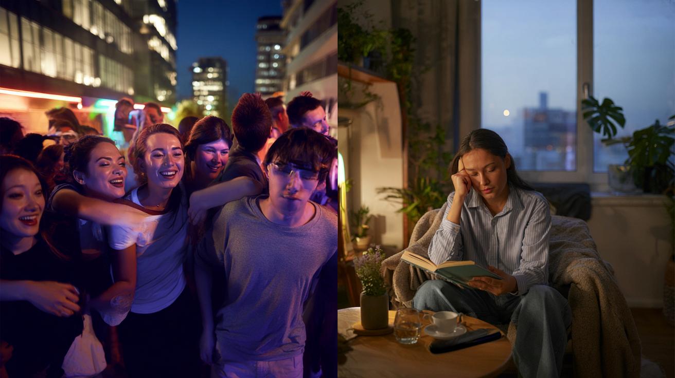 Lubisz spokój bardziej niż imprezy? Psychologia wyjaśnia, co to o tobie mówi