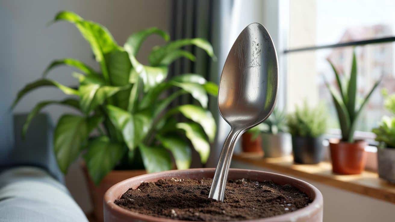 Wbij starą łyżeczkę w doniczkę i zobacz, jak zaskakująco wpłynie to na twoją roślinę
