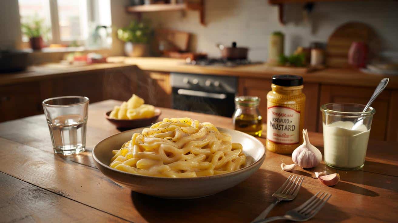 Makaron na leniwy wieczór: kremowy sos z 6 składników w 10 minut