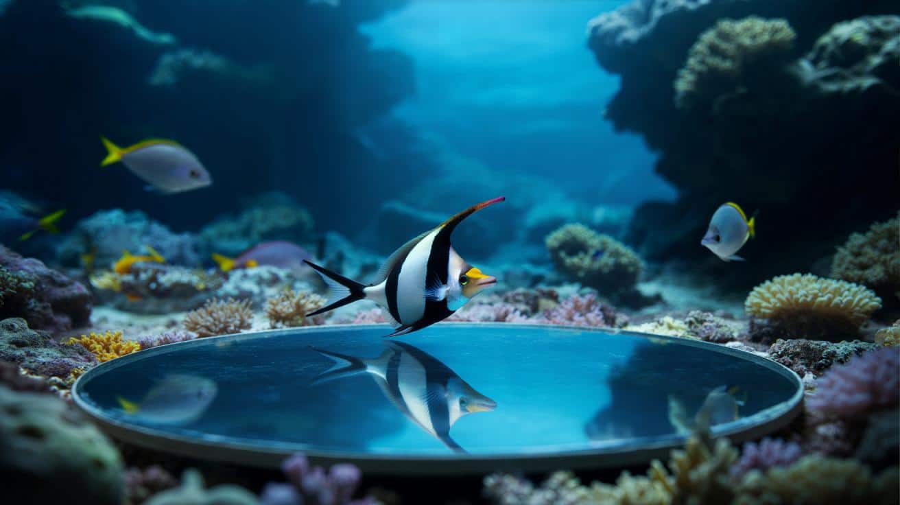 Mała ryba z rafy zaskakuje naukowców. Zdała test dla małp człekokształtnych