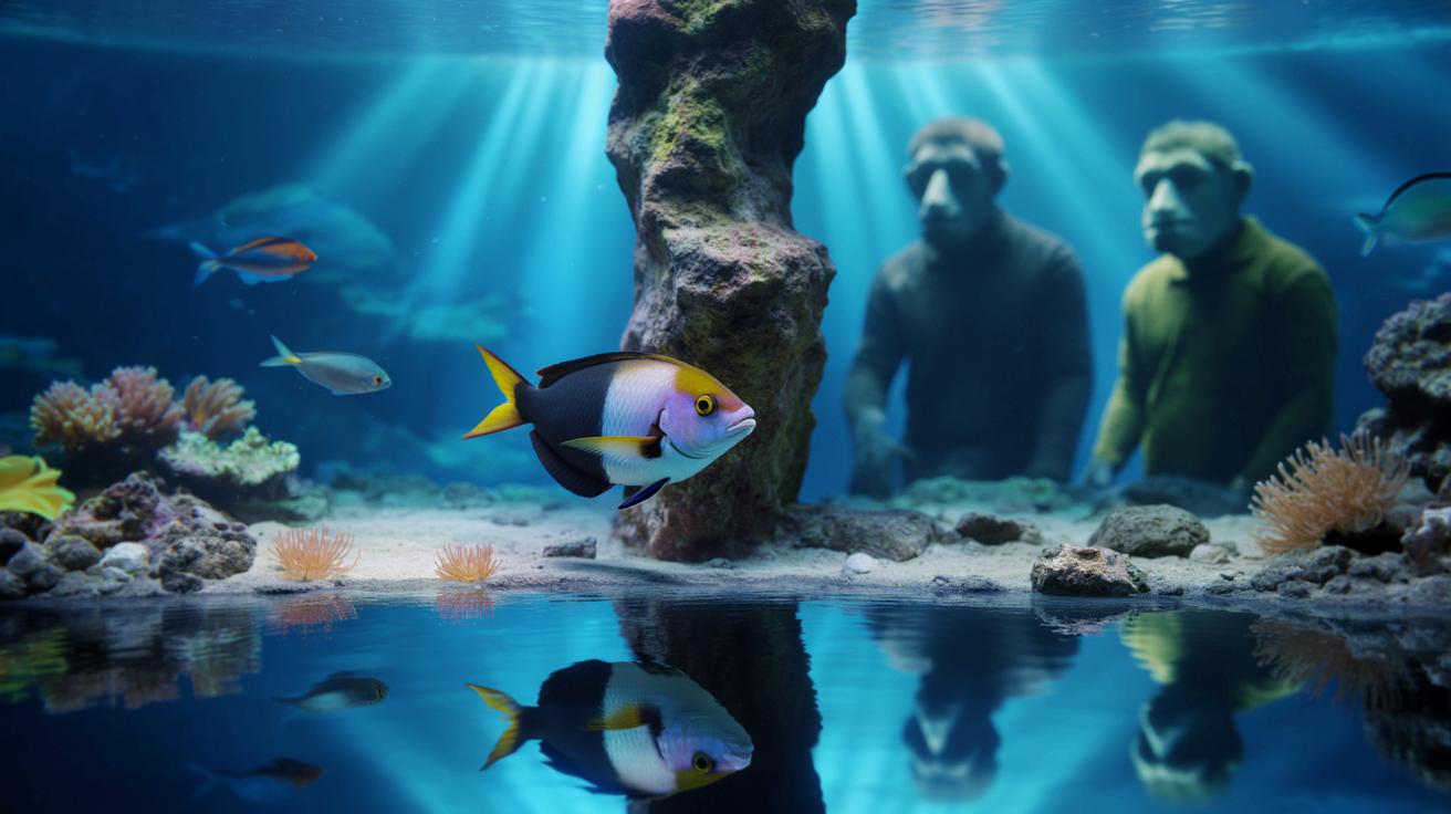 Mała rybka z rafy zawstydziła małpy w teście inteligencji