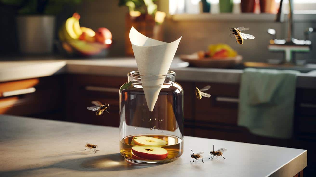 Małe muszki w kuchni? Jeden szklany trik działa przez noc