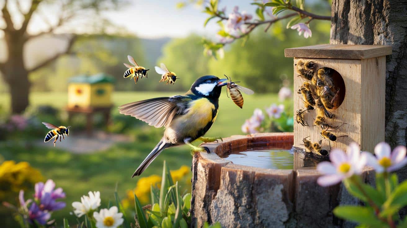 Jak małe sikory mogą uratować pszczoły w twoim ogrodzie
