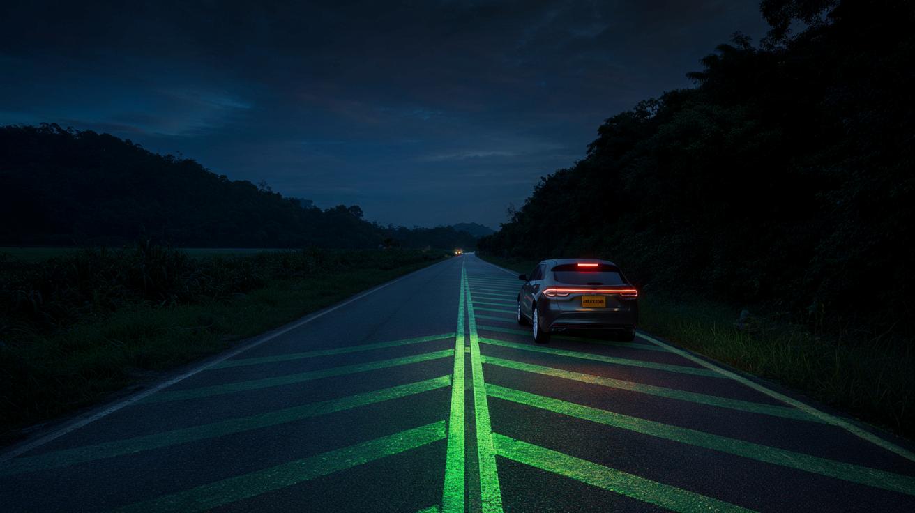 Malezja gasi latarnie i maluje drogi, które świecą nocą. Co poszło nie tak?
