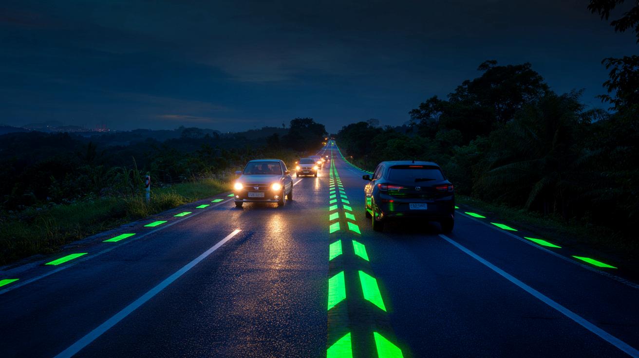 Malezja gasi latarnie i maluje świecące drogi. Potem wychodzi problem