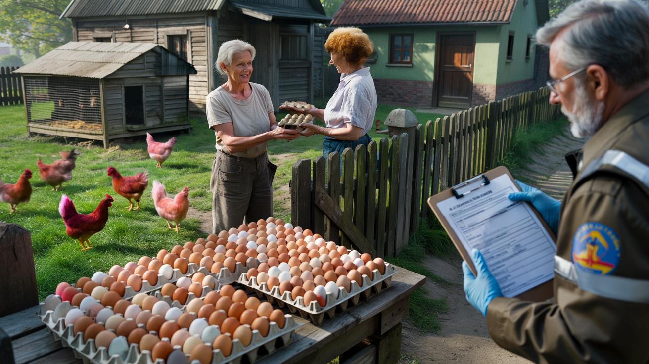 Mało kto o tym wie, ale sprzedawanie jajek od własnych kur sąsiadom może przysporzyć poważnych kłopotów, i oto dlaczego