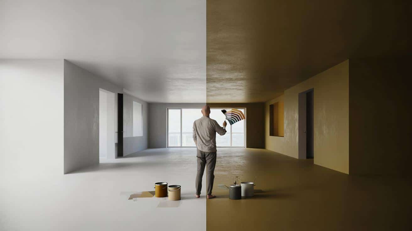 Malujesz mieszkanie? Ten trik z makijażu optycznie naprawia krzywe proporcje
