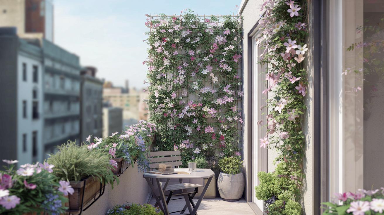 Mały balkon, wielki efekt: ta pnąca miniaturowa bylina robi ścianę z kwiatów