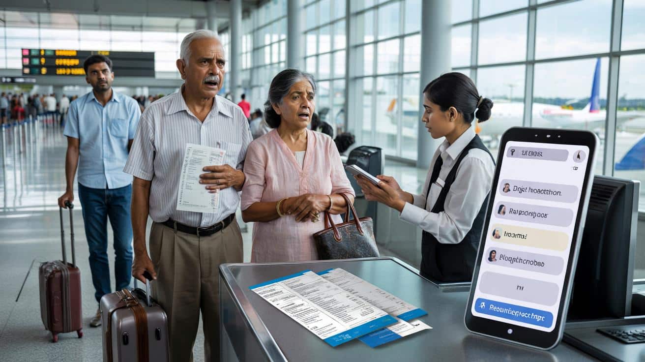 Małżeństwo seniorów myślało, że leci do Indii. Na lotnisku wyszło coś szokującego