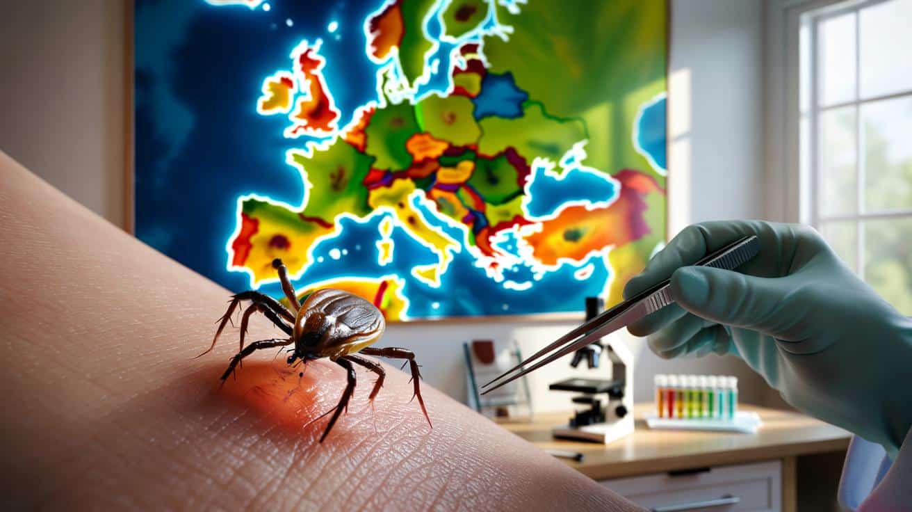 Mapa kleszczy w Europie: gdzie ryzyko boreliozy jest dziś najwyższe