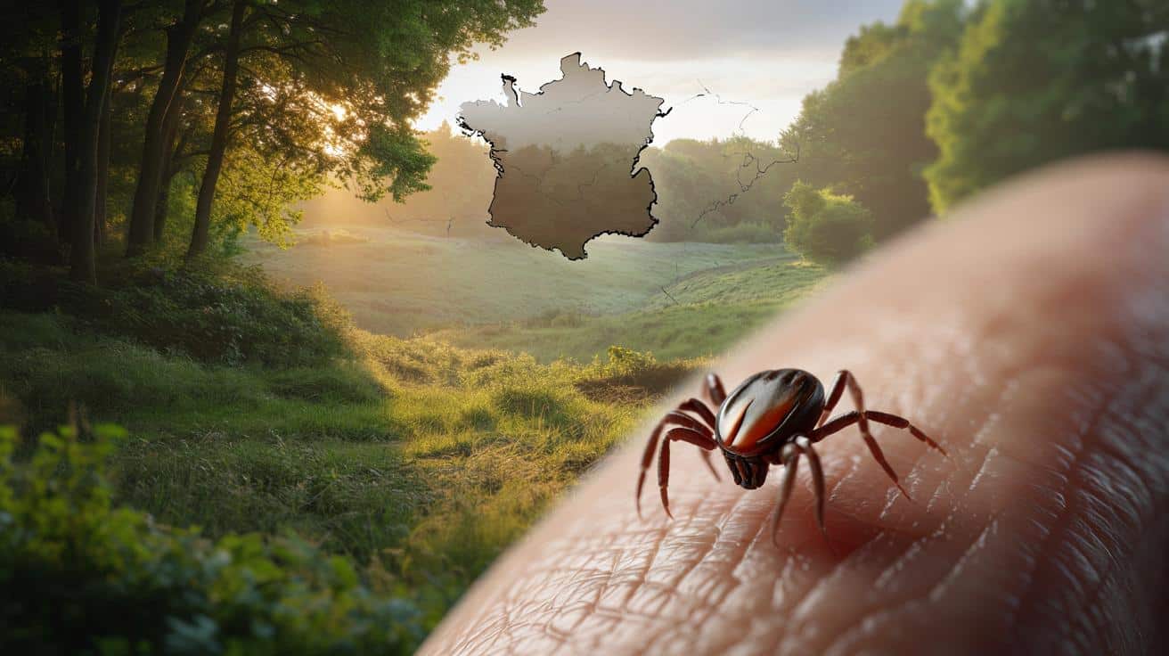 Mapa kleszczy we Francji: gdzie ryzyko boreliozy jest dziś największe
