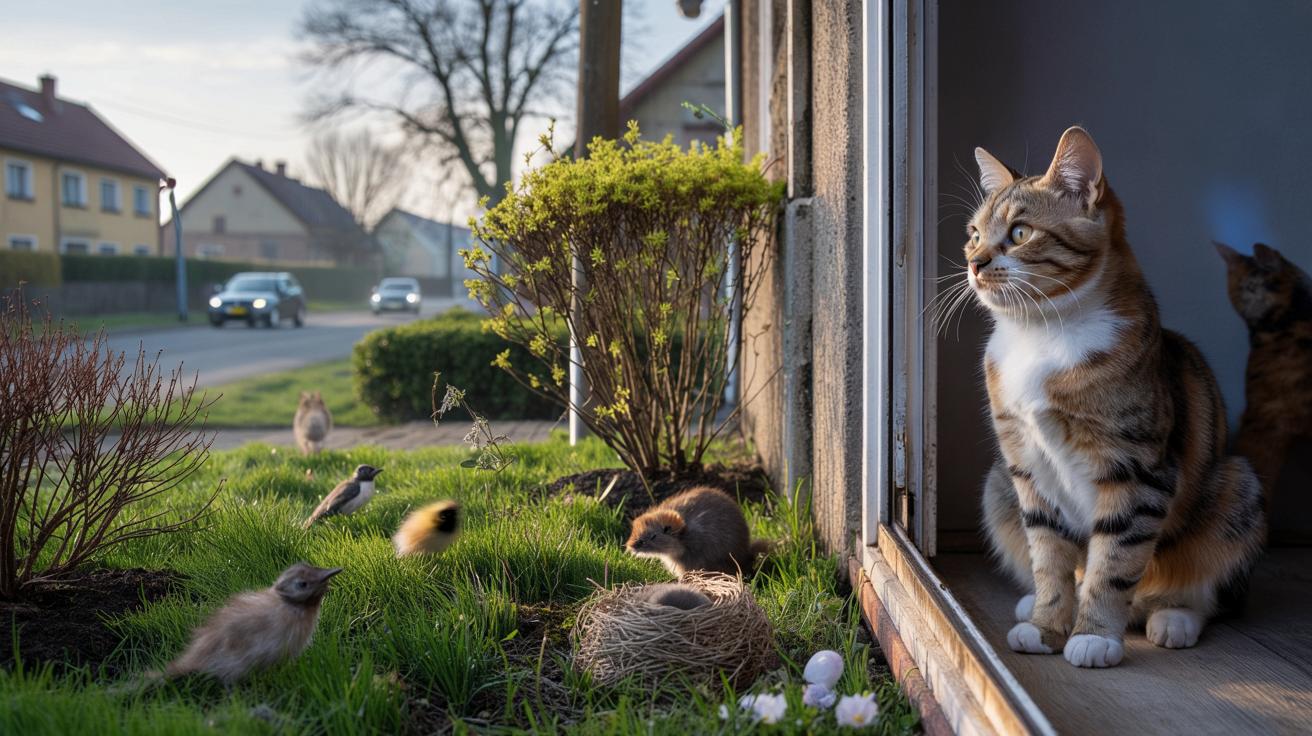 Marzec to trudny miesiąc dla kotów. Weterynarze apelują: ogranicz wychodzenie na dwór