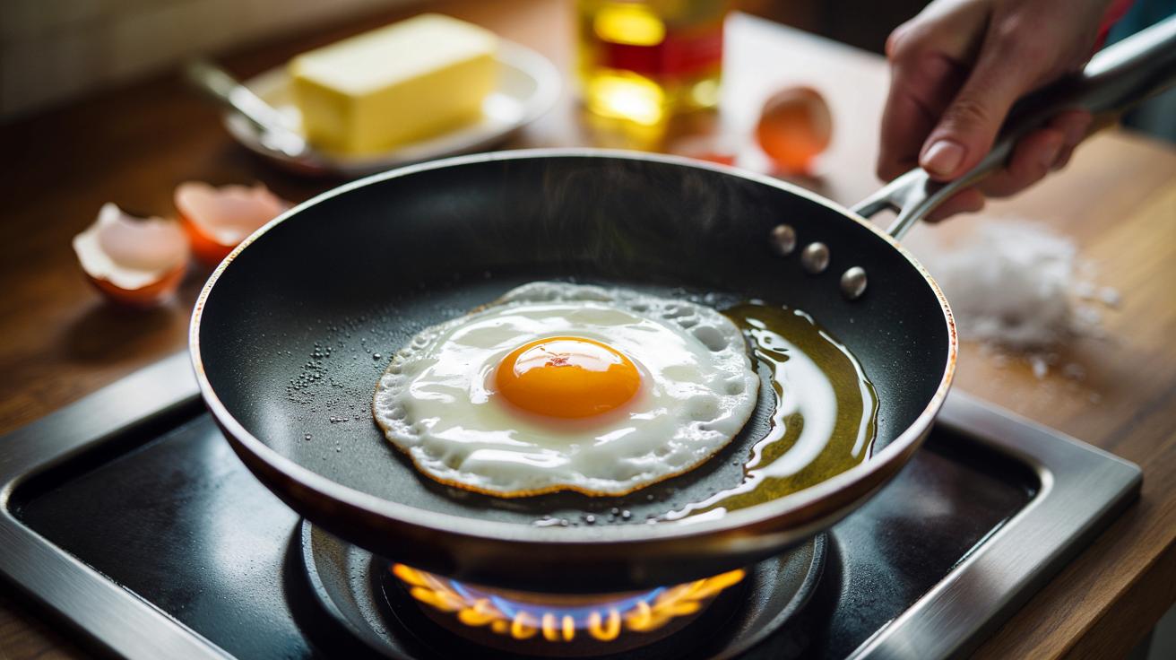 Masło czy olej na patelnię? Trik Gordona Ramsaya na idealne jajko sadzone