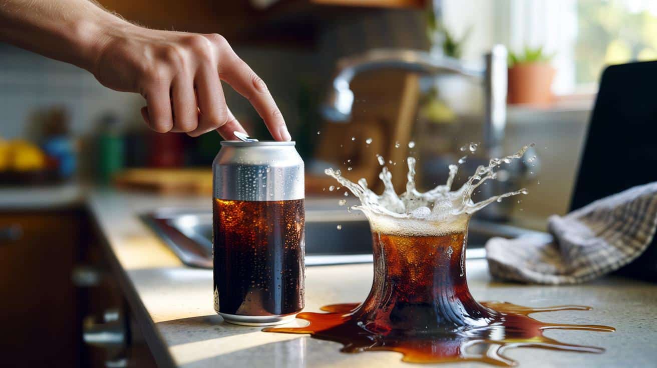 Masz dość wybuchających napojów gazowanych? Ten prosty trik ratuje sytuację