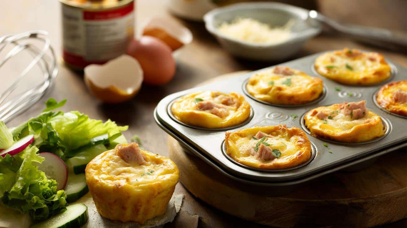 Masz foremkę na muffinki? Zrób te wytrawne mini flany z tuńczykiem w 15 minut