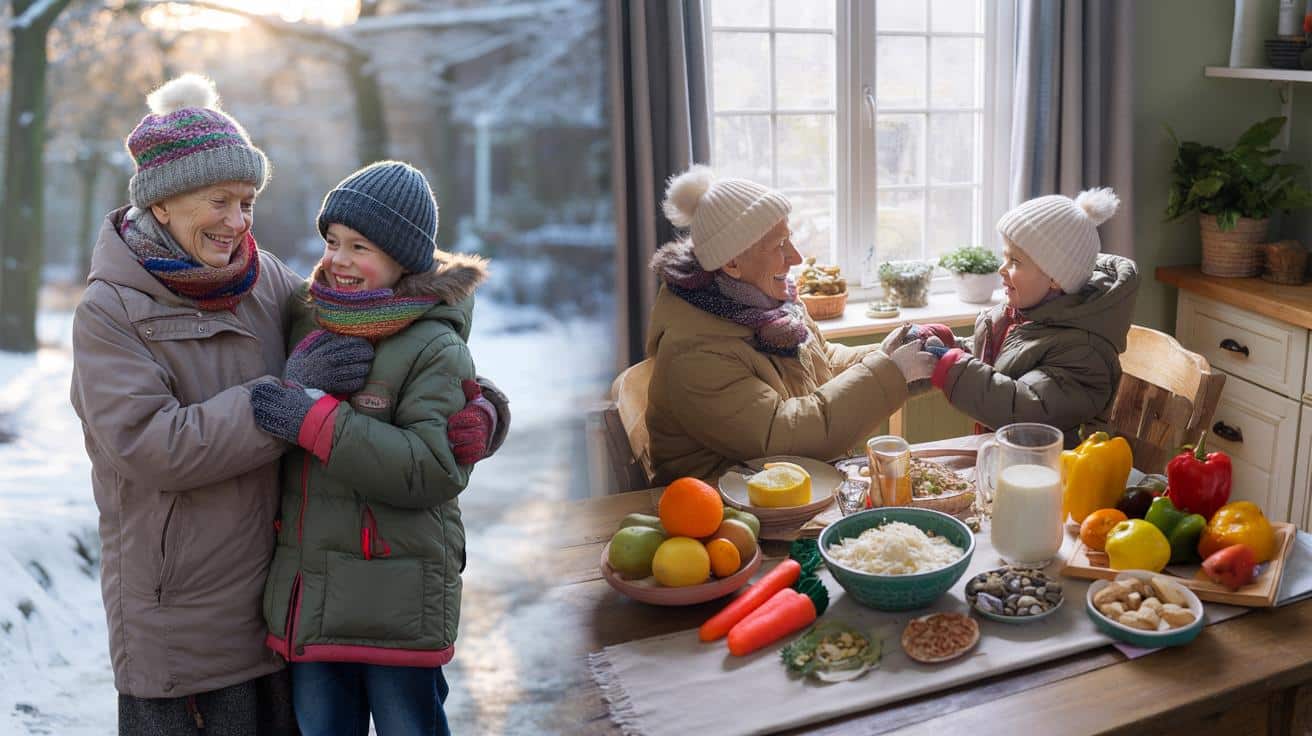 Masz mocną odporność, wygrywasz zimę. Jak wzmocnić wnuka i babcię?