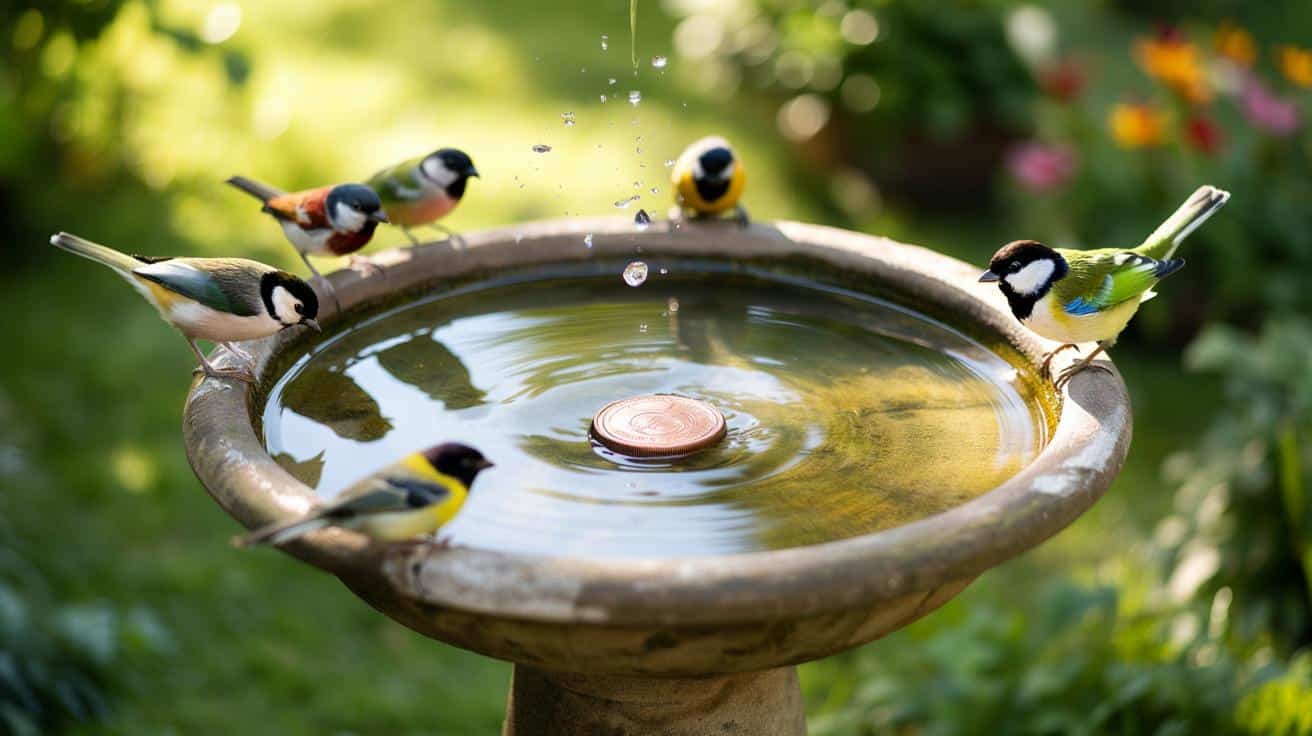 Masz poidełko dla ptaków w ogrodzie? Ten 1 grosz robi różnicę