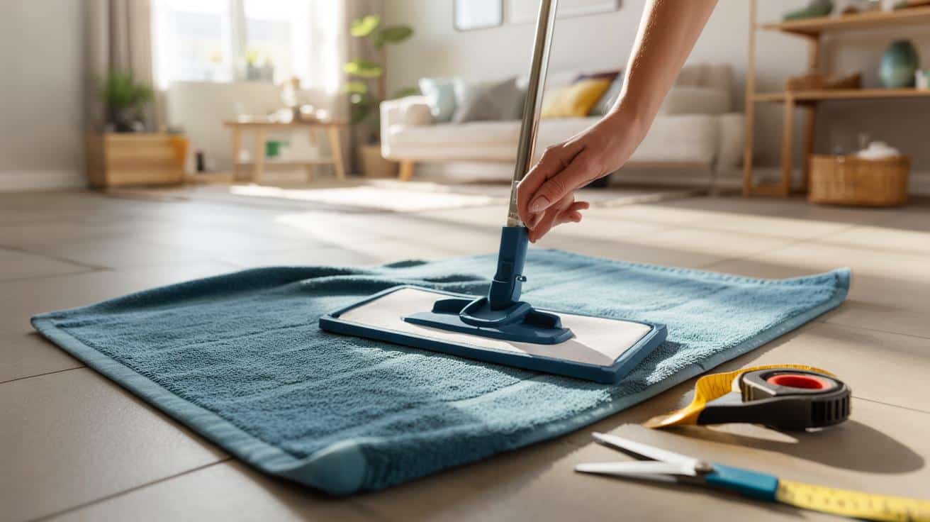 Masz stare ręczniki kąpielowe? Zrób z nich super nakładkę do mycia podłogi