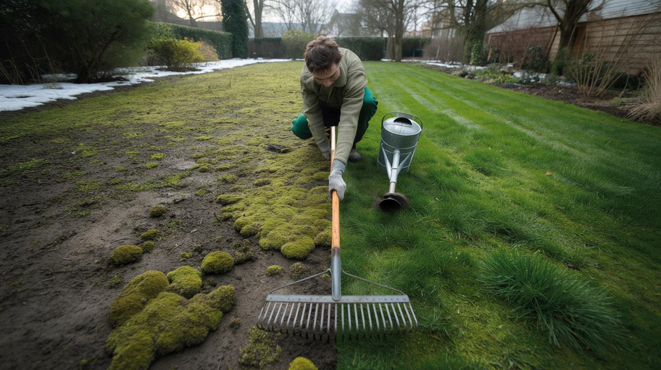 Masz trawnik pełen mchu? Zrób to do końca marca, a go uratujesz