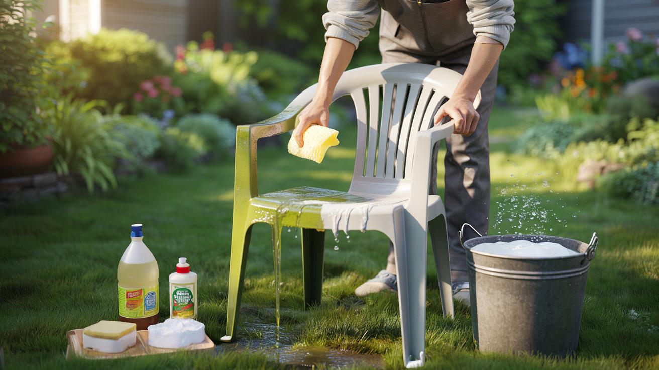 Twoje meble ogrodowe pożółkły? Ten prosty domowy trik daje im drugie życie