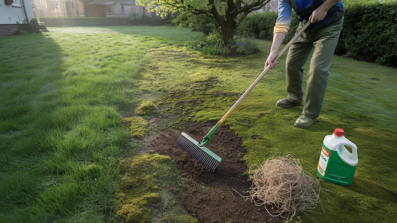 Mech na trawniku po zimie? Ten błąd wiosną niszczy trawę