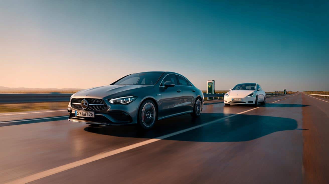 Mercedes CLA 250+ AMG Line zasięgiem przebija Tesla Model 3. Jak to możliwe?